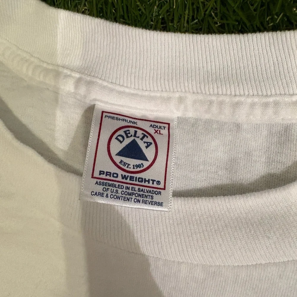 Delta White Pro Weight T-Shirt - Picture 3 of 5